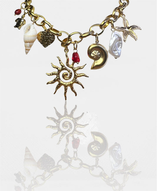 Collier à charms "Zéphyr"